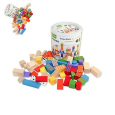 원목칼라블럭50P 유아블럭 유아블럭놀이 블럭장난감 아기블럭 rkr60205ZW