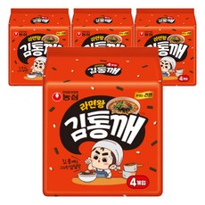 농심 라면왕 김통깨 100g 16개
