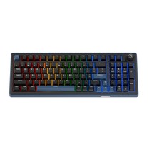 Ducky OK-M-98 機械式鍵盤 三模連線 有線鍵盤 熱插拔軸體 PBT鍵帽 電競鍵盤 無線鍵盤 五層減震結構, 黑色, 主商品, 段落軸