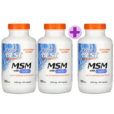 닥터스베스트 MSM 1000mg 베지 캡, 360정, 3개
