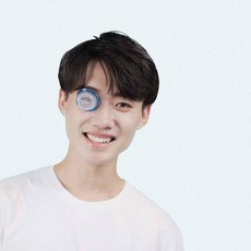 말랑말랑 안구 세척컵 눈세척기 눈 세정 실리콘 컵, 투명블루, 3개