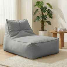 보니타 자이언트 S988K 허그핏 말랑 스웨이드 빈백소파, 스모크