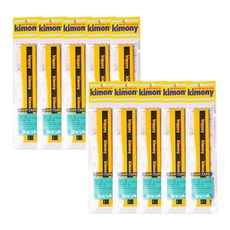키모니 하이소프트 EX 오버그립 KGT100, 옐로우, 10개