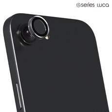17e/16e(iPhone 17e/16e) 루카 다이아 블랙링 강화유리 카메라 렌즈보호필름 LF-02, 단품