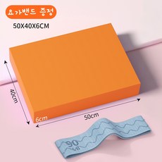 불스투 요가 밸런스 패드 요가매트, 1개, 에너지 오렌지