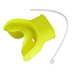 조절기 액세서리 실리콘 수중 딥 BPA 스노클 마우스피스 마우스피스 다이빙 스쿠버 스노클, YELLOW