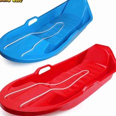 플라스틱 2인용 썰매 겨울놀이기구, 블루