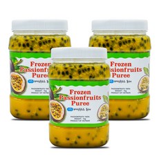 신정푸드 냉동 패션후르츠 퓨레 1kg x 3개