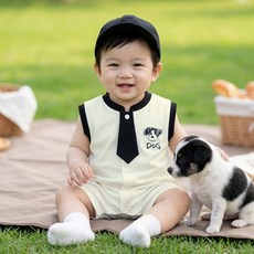 몽실이 블랙타이퍼피 나시우주복