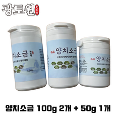 [광토원] 양치소금 휴대용 세트(100g 2개+50g), 1개, 250g