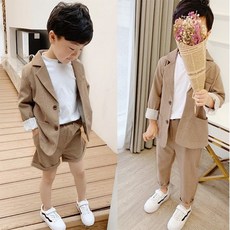 주니유니 잔체크댄디정장세트 아동정장 주니어정장 결혼식옷