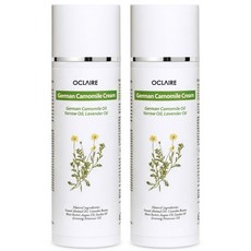 오끌레어 저먼 캐모마일 극민감 극건성 가려움 케어 고보습 크림, 145ml, 2개