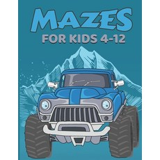 mazes for kids 4-12: 101 Fun First Mazes for Kids - monster truck Activity Book for Children - age 4... Paperback, Independently Published, English, 9798581387771