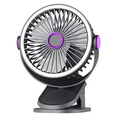 B SMI認證 F16 6吋靜音夾扇，USB供電手持夾立三用，辦公室/居家/戶外便攜涼風, 深藍色6吋, 藍色6寸, 10000毫安