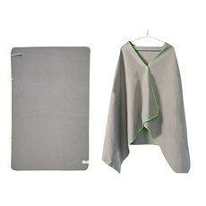 비치 가운 극세사 워터파크 서핑 다이빙 타월 수영복 물놀이 비치 타올, 80x130cm그레이(사이즈 L)