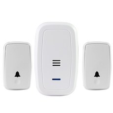 自發免電池無線數位緊急看護門鈴 NS350B【二對一】, 1個