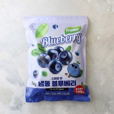 냉동 블루베리, 1개, 1kg