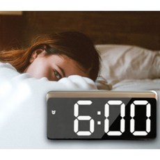탁상 시계 디지털 알람 무소음 LED 인테리어 전자 침실 탁상용 공부용 거실 예쁜 디자인 시계, 탁상 시계 디지털 알람 무소음 LED 인테리어 전자 침