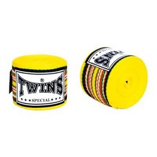 TWINS 5米手綁帶 - 泰拳/拳擊護具 - 黃色, 1個