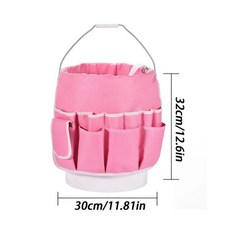 정원 가방 대용량 정리 헤비 듀티 도구 버킷 정리함 바닥, 2. 보라색, 1L