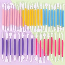 클레이 도구 세트 8pcs 공작도구, 핑크
