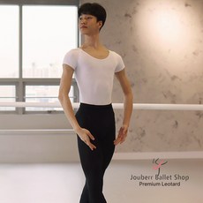 리노 화이트 반팔 레오타드_쉘론탁텔 (주문제작 가능)