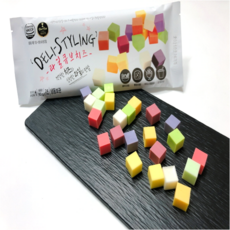 [소담푸드] 과일큐브치즈 80g 8가지맛 24구간식 안주, 1개