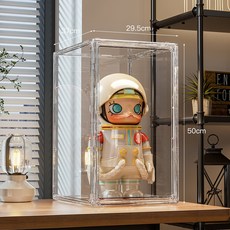 手辦展示盒 透明展示架 防塵收納盒, 1個