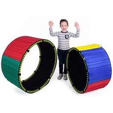 유아체육 다람쥐롤 굴리기 반환점돌기 흥미유발 어린이집 교육효과