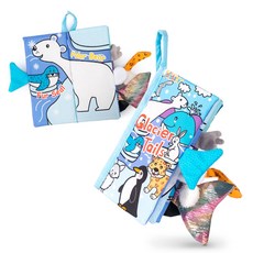 졸리베이비 아기 헝겊책 인형 육아템 국민템, 1개