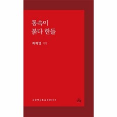 통속이 붉다 한들 - 시산맥 시혼시인선 39, 시산맥사, 최재영