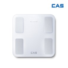 CAS 스마트인바디 체지방 체성분 체중계 BFA-S15 블루투스 카스, 화이트, 1개