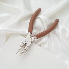 高碳鋼尖嘴鉗珠寶首飾繞線工具塑頭六段鉗，DIY手工配件髮簪串珠專用，輕鬆打造獨特風格, 高端六段鉗 1把, 1個