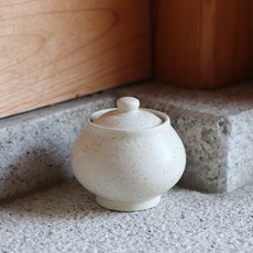 붓다북 프리미엄 국내제작 현관 소금 단지 풍수 재물운 항아리, 베이지도트(무광) 베이지도트(무광)