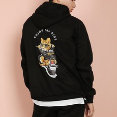 auraq 刷毛連帽T A03 男女通用 大尺碼