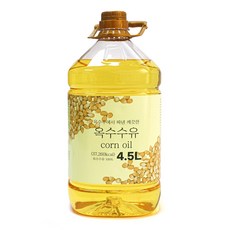 그대로푸드 옥수수유 옥배유, 1개, 4.5L