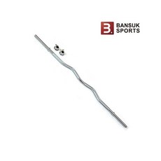 반석스포츠 컬바 역기봉 이지바 EZ컬바 데드리프트 중량 바벨, ③중봉 - 150cm