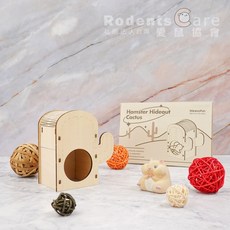 MewooFun 仙人掌造型倉鼠屋, 1個, 【仙人掌倉鼠屋】,喵乎汪也 巧拼Villa鼠屋系列