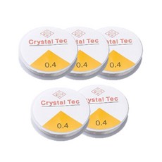 비즈공에 우레탄 줄 (5개 구성) - 0.4mm 0.5mm 0.7mm 0.8mm 1.0mm, 1개