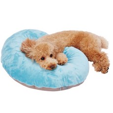 寵愛生活本舖 PETIO姿勢維持牛角麵包微珠墊（小號）老犬介護 寵物輔助墊 派地奧, 1個, 牛角麵包微珠墊,小號