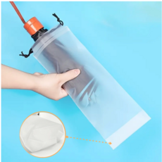 이지굿리빙 방수가 잘되는 다회용 3단 우산 파우치 방수커버, 50개