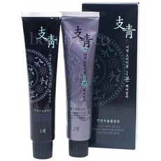 웰코스 뮤겐스 지청 1분 헤어칼라 120g 한방염색약, 흑갈색, 1개