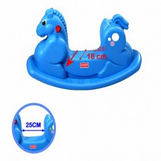 시소장난감 흔들말 파란말, 1개, 상세페이지 참조