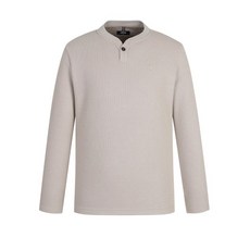 팬텀 가을 남성 로고 헨리넥 긴팔티셔츠 211D3TR108_BG