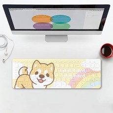 卡樂購 柯基犬椪椪與好朋友 療癒系藍芽鍵盤 可愛動物造型無線鍵盤 輕巧便攜, 柴犬柴柴, 柴犬柴柴
