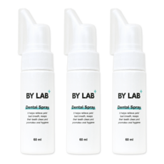 바이랩 덴탈 스프레이 강아지 구강 입냄새 치석 제거 뿌리는 치약, 60ml, 3세트
