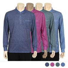 차이나카라긴팔골프티셔츠