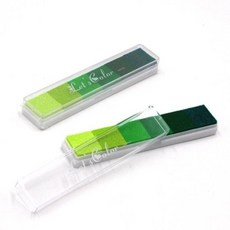 그라데이션 잉크패드 녹색 도장잉크 도장인주 잉크도장