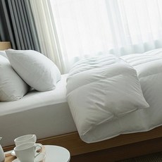고밀도 순면 차렵이불 호텔 사계절 화이트 60수 침구 세트