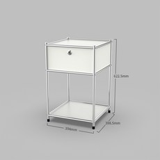 USM中古置物櫃家用客廳不銹鋼收納櫃電視櫃簡約現代床頭櫃餐邊櫃, A款-順豐, 1個